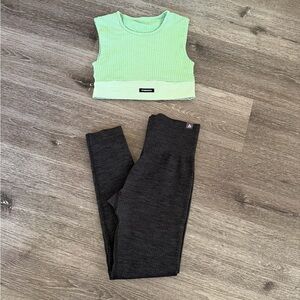Ryderwear Charcoal Ribbed Top